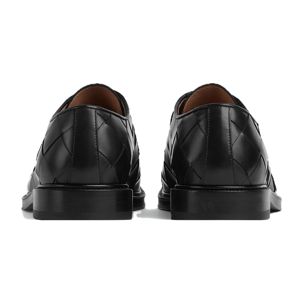 Bottega Veneta Tie Leather Oxford Black