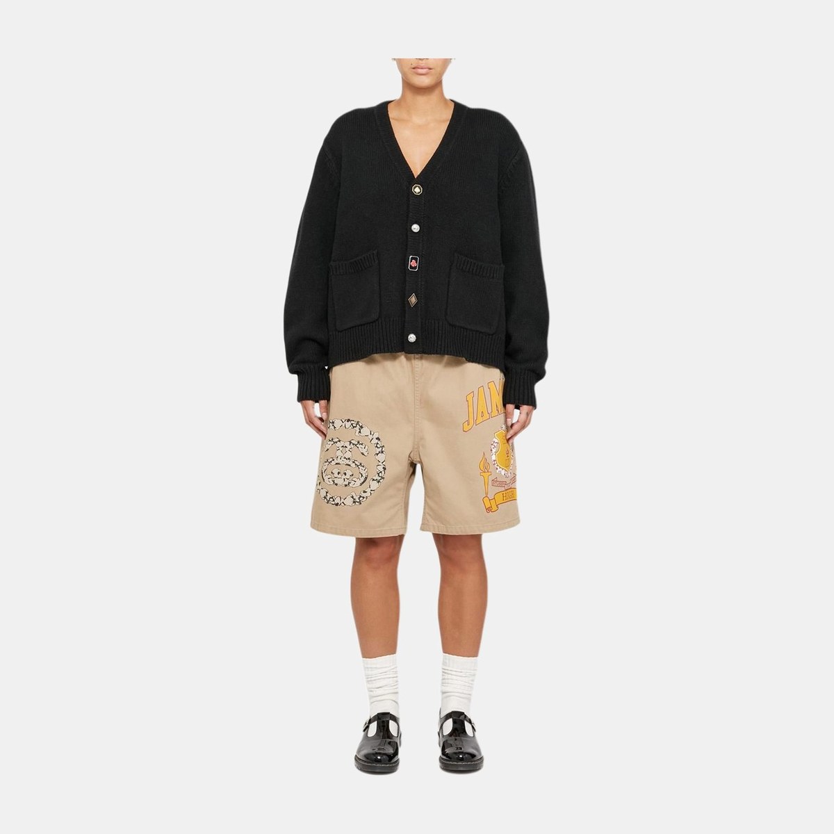 Stussy x Denim Tears SS25 Sweater Black