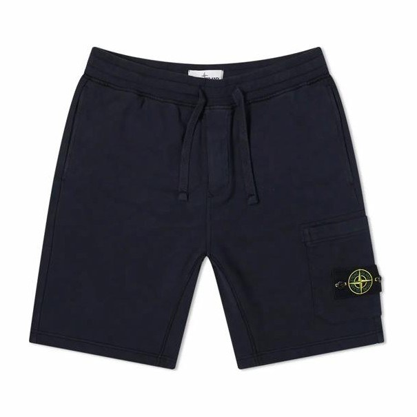 Stone Island Navy Blue Shorts