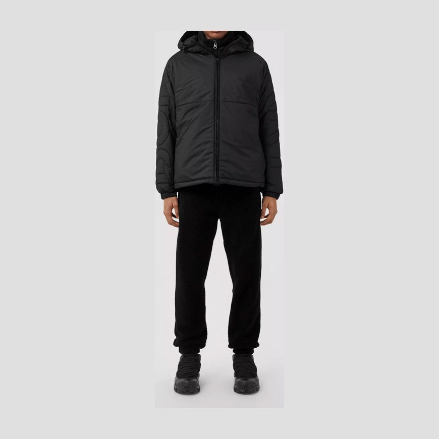 Burberry Quilted Hooded Jacket