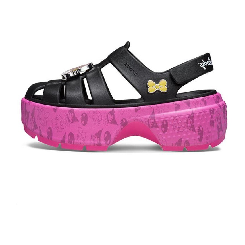 Crocs Roman Sandals Black
