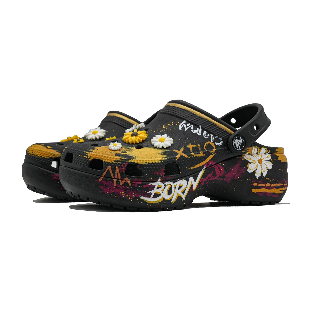 Crocs Classic Platform Clog Graffiti Awakening