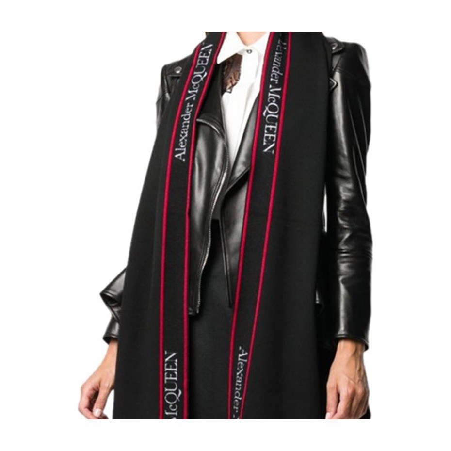 Alexander McQueen Scarf Black