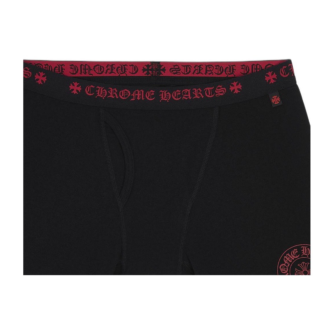 Chrome Hearts Long Underwear Black Red