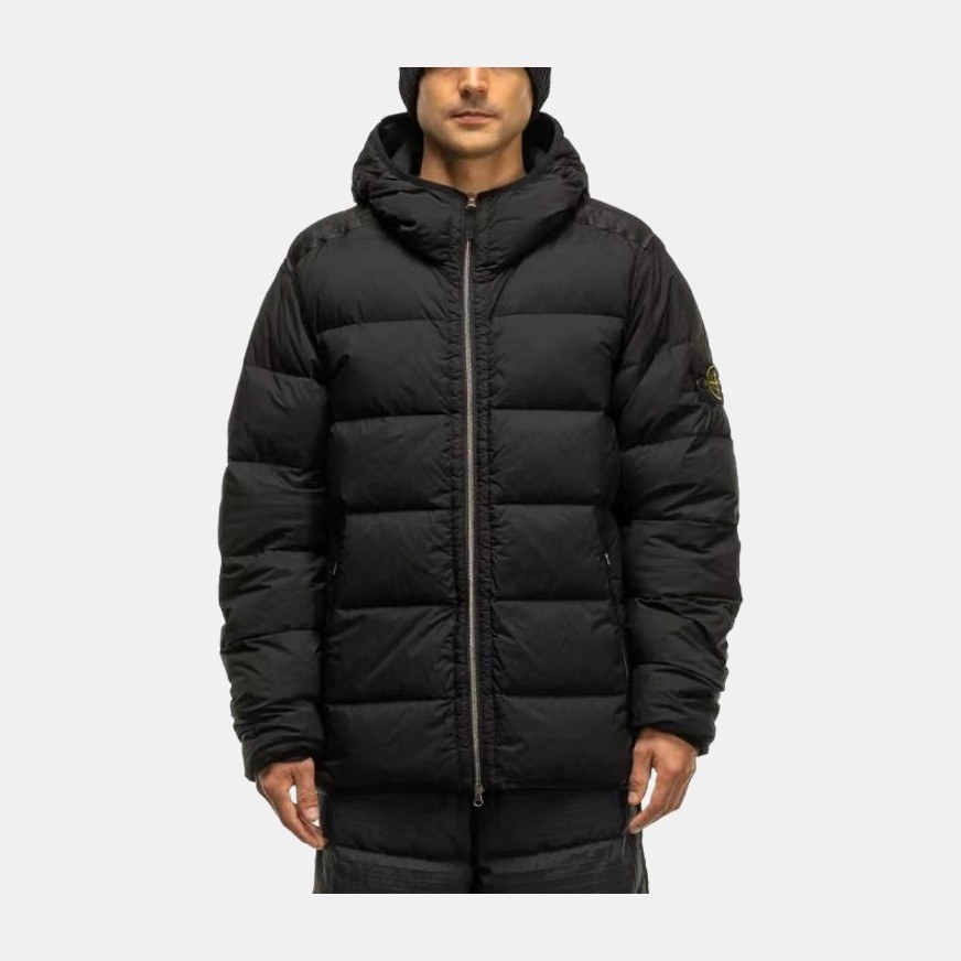 Stone Island SS23 Quilted Down Jacket Black