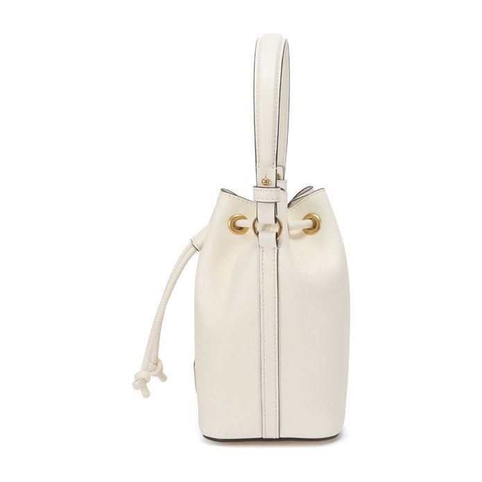 Valentino VLOGO Signature Bucket Bag Ivory