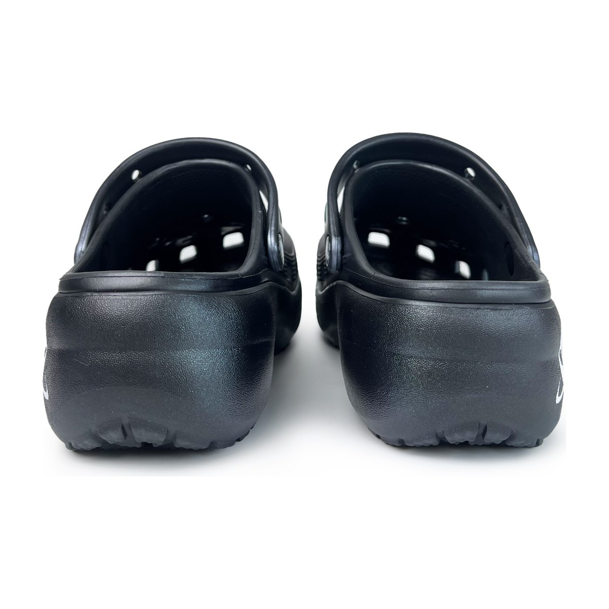 Crocs Classic Platform Clog Black Purple Green