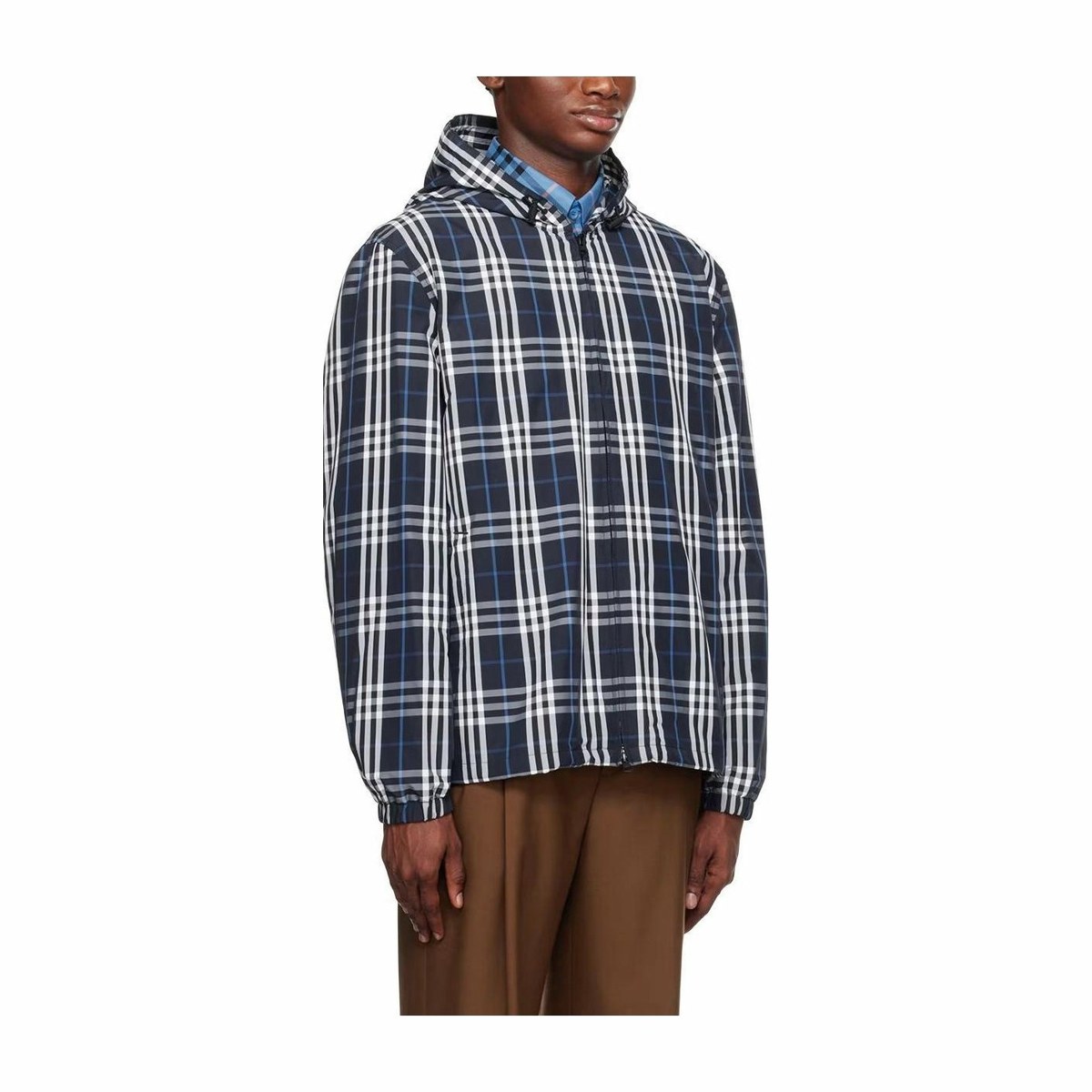 Burberry Hooded Jacket Navy
