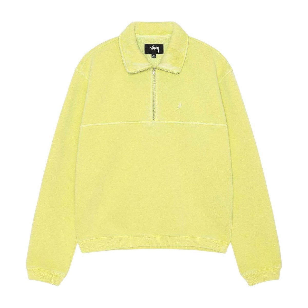 Stussy Half Zip Mock Neck Sweatshirt