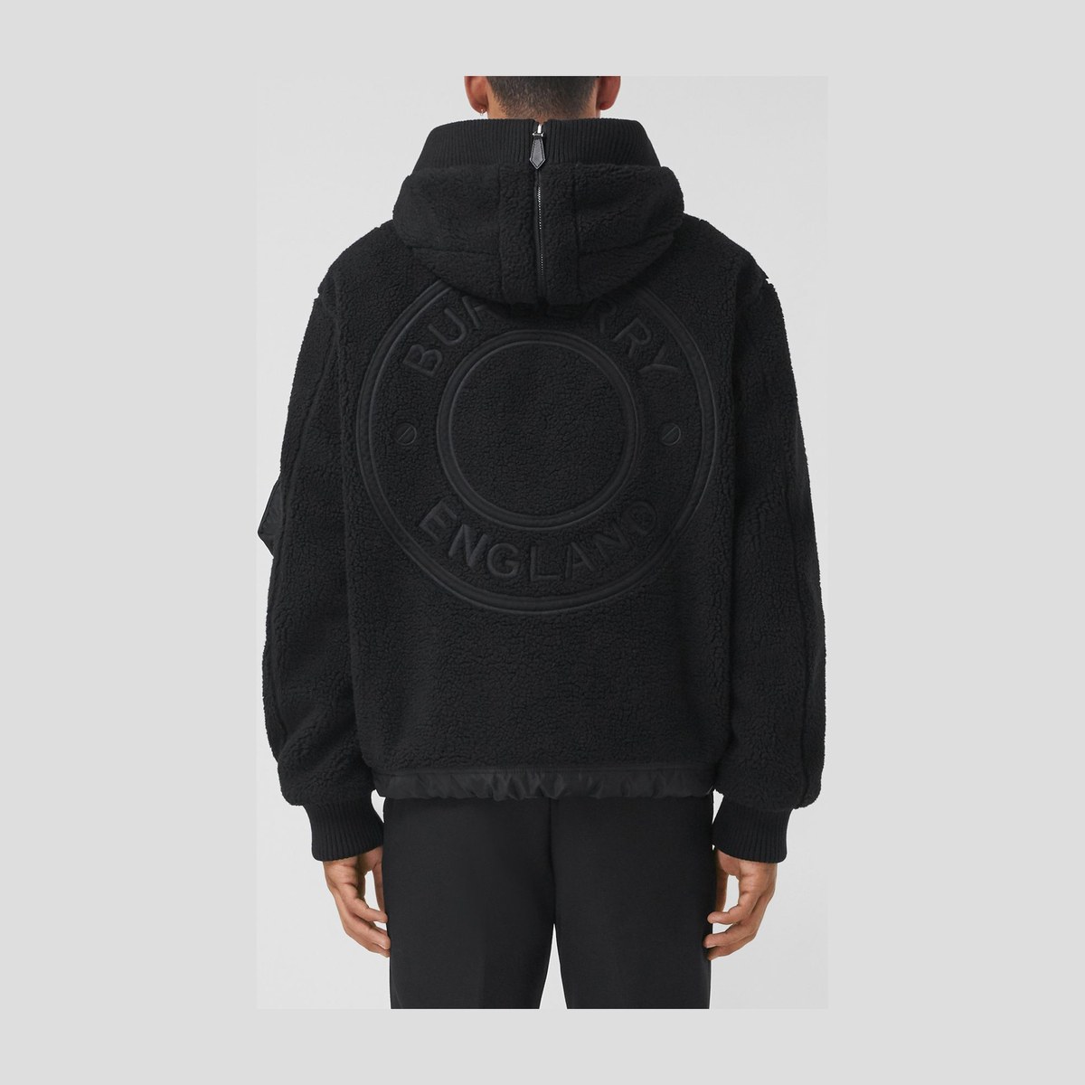 Burberry Logo Hoodie Black