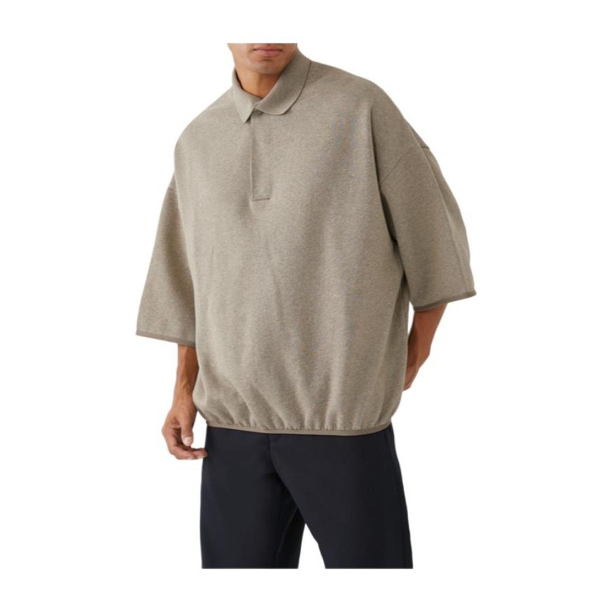 Fear of God Essentials Heather Grey Polo