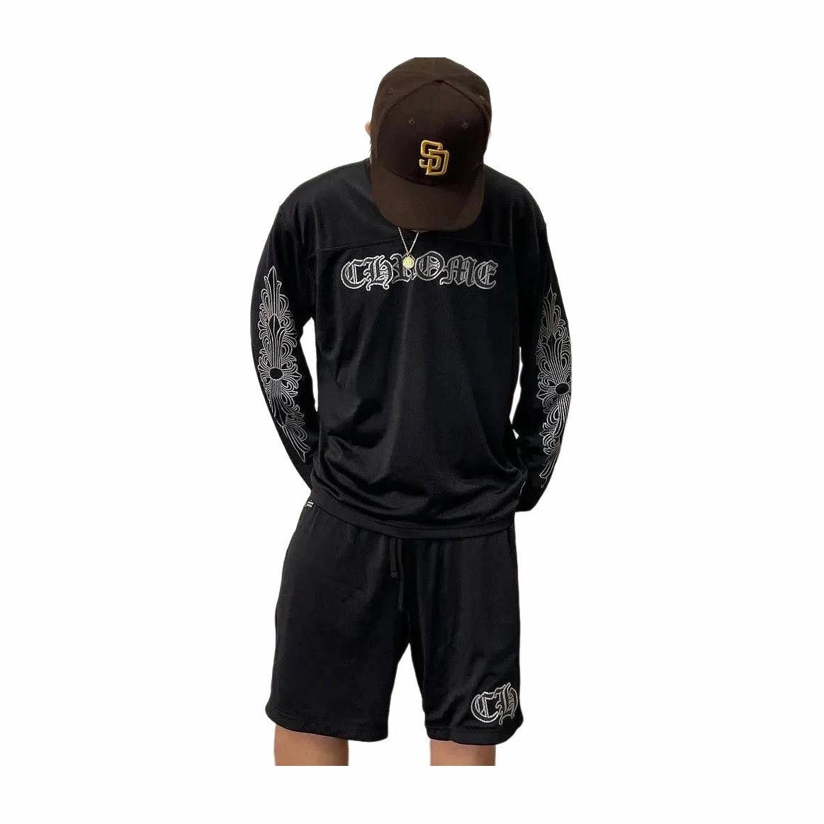 Chrome Hearts Hockey Series Long Sleeve Tee Black