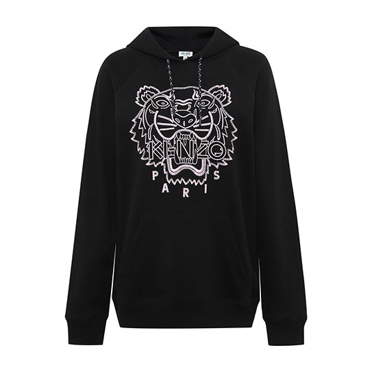 KENZO Tiger Head Hoodie Black