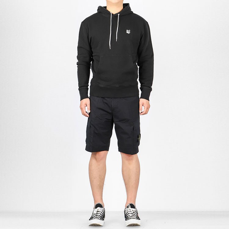 Stone Island Logo Zip Pocket Shorts Navy