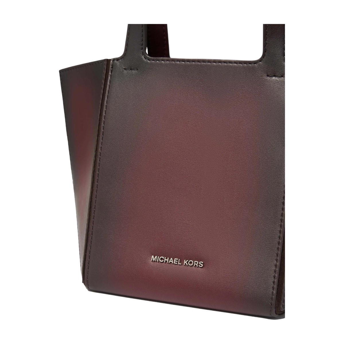 Michael Kors Jordi Tote Bag Small Brown Red