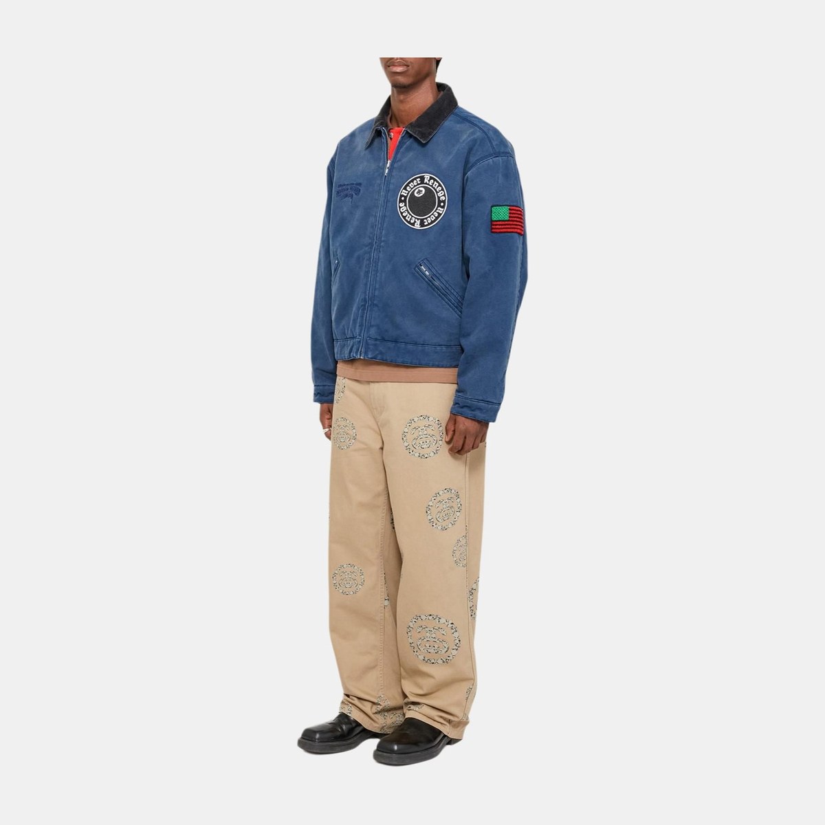 Stussy x Denim Tears SS25 Navy Jacket