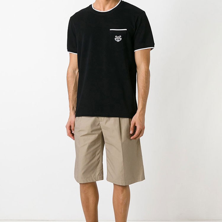 KENZO Tiger Head Embroidered Pocket T-Shirt