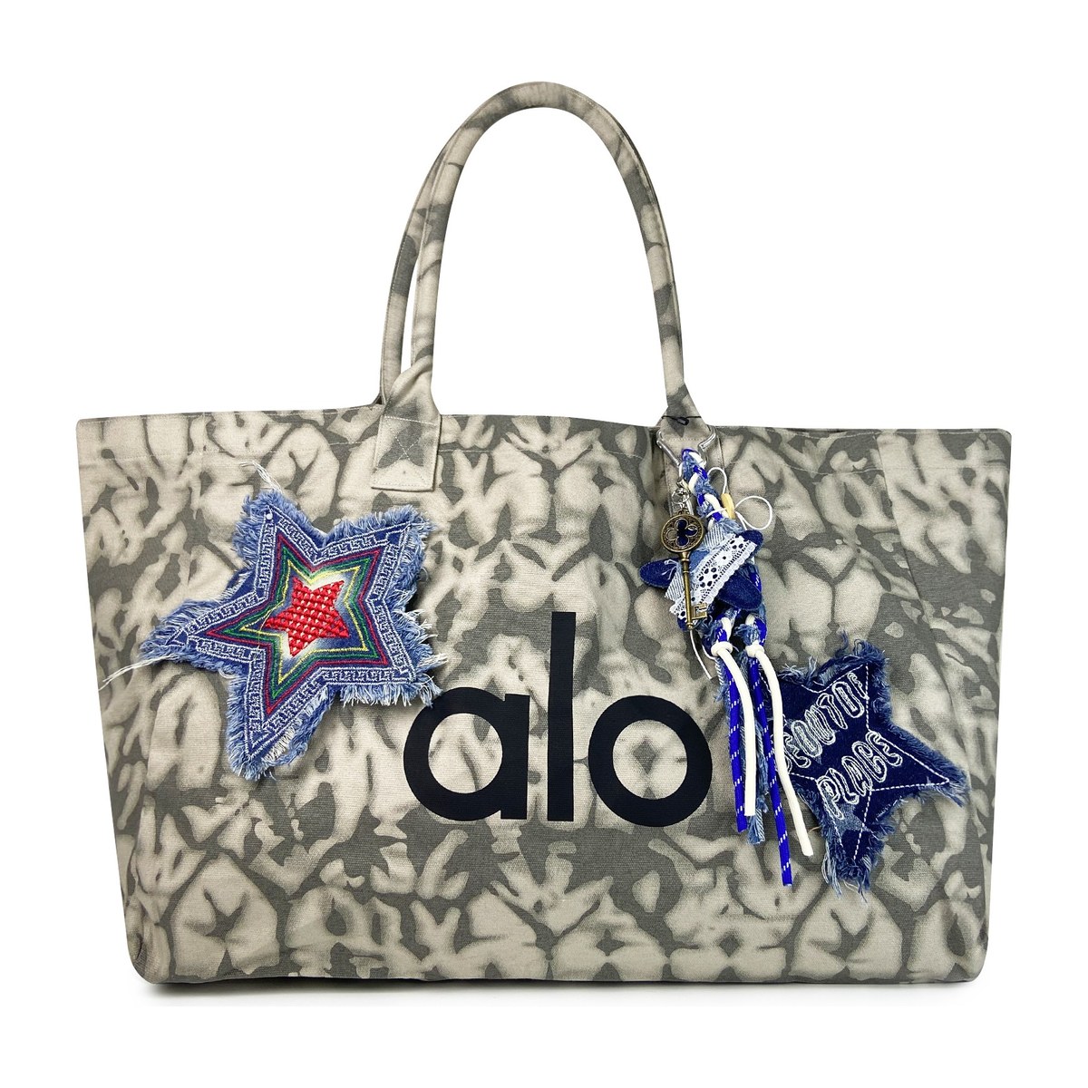 alo yoga Denim Star Tote Bag