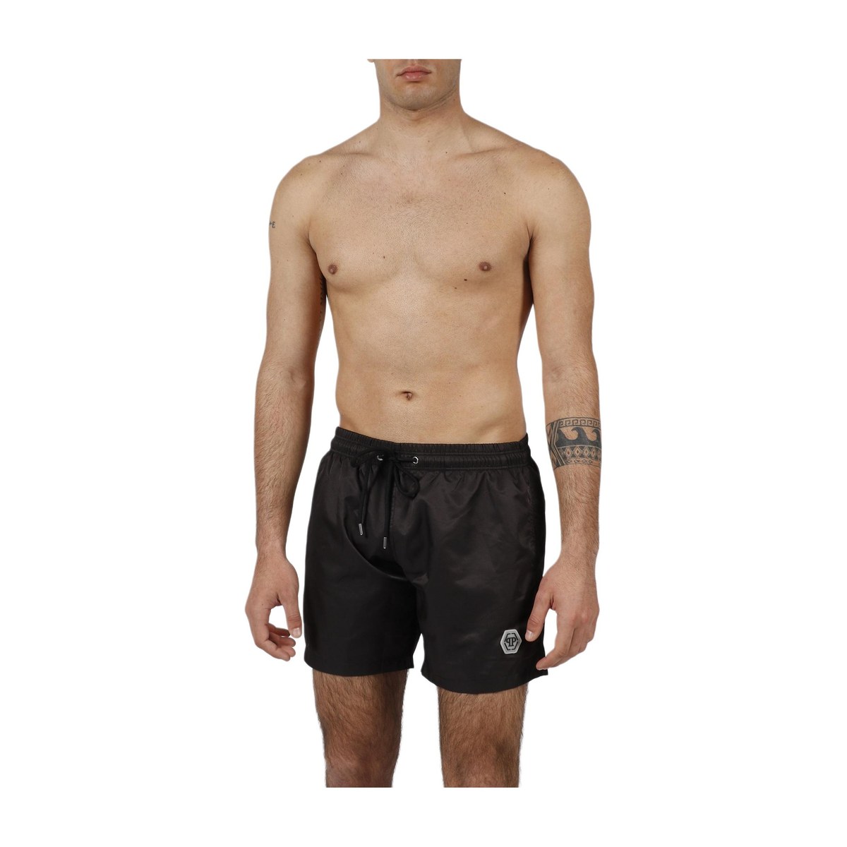 Philipp Plein Elastic Shorts Black