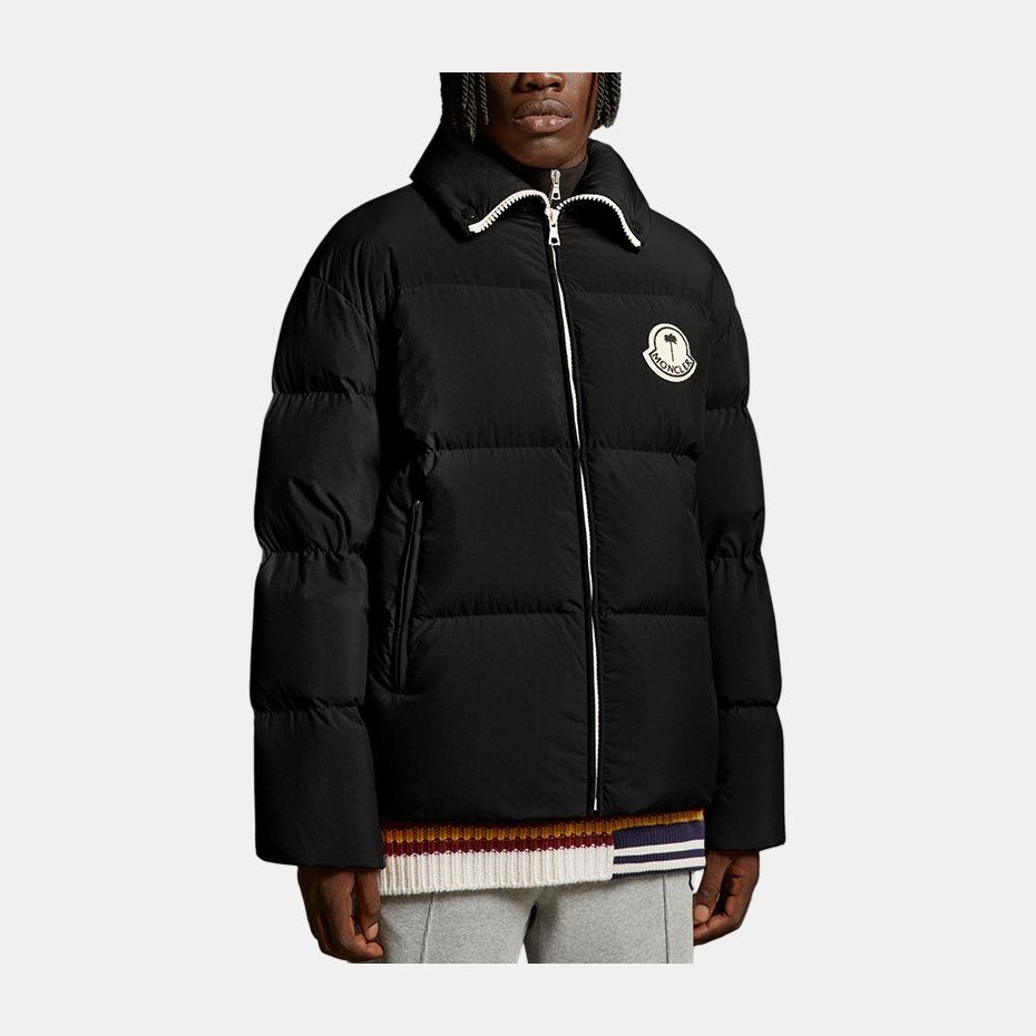 Moncler x Palm Angels FW23 Nylon Down Jacket Black