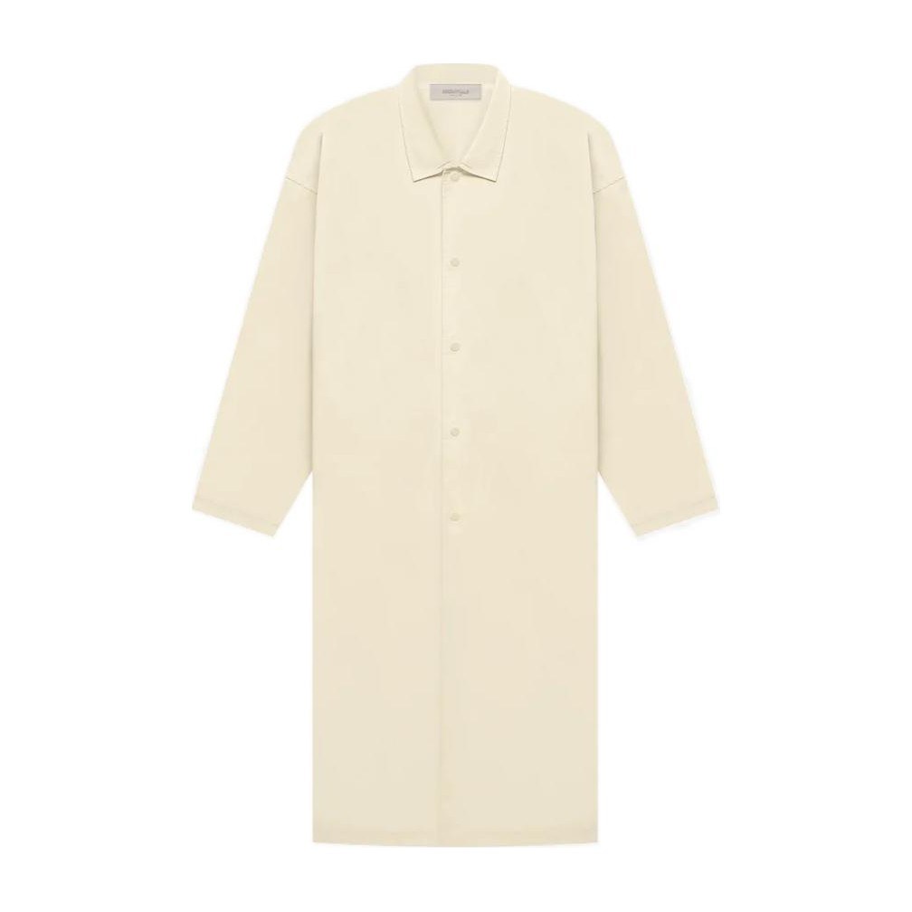 Fear of God Essentials Long Coat Eggshell