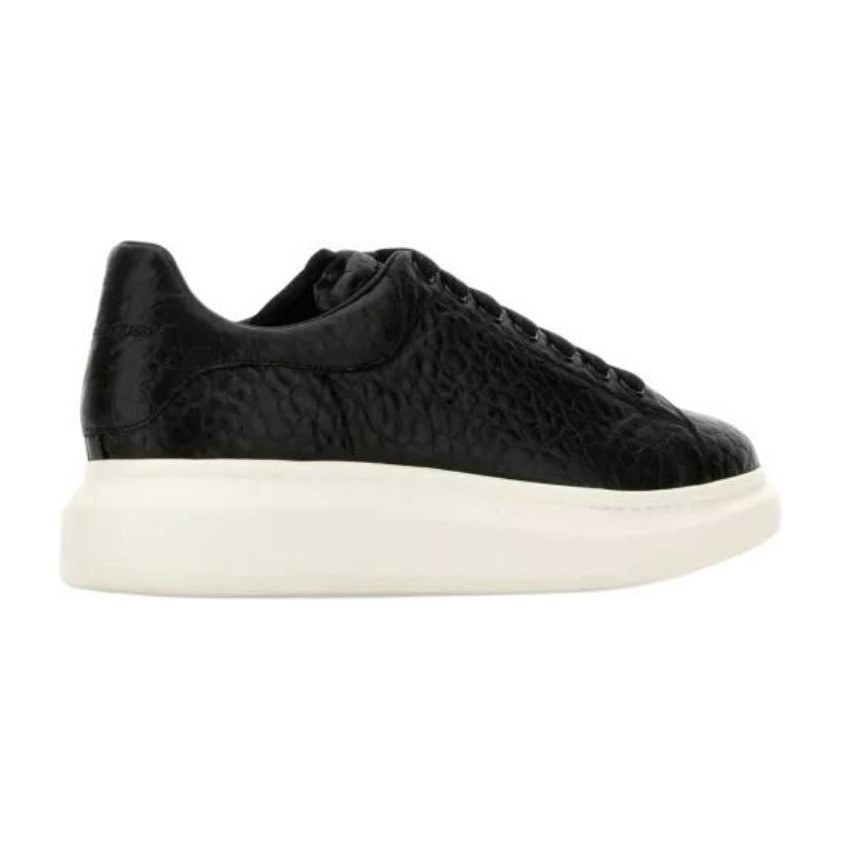 Alexander McQueen Leather Low Top Sneakers Black
