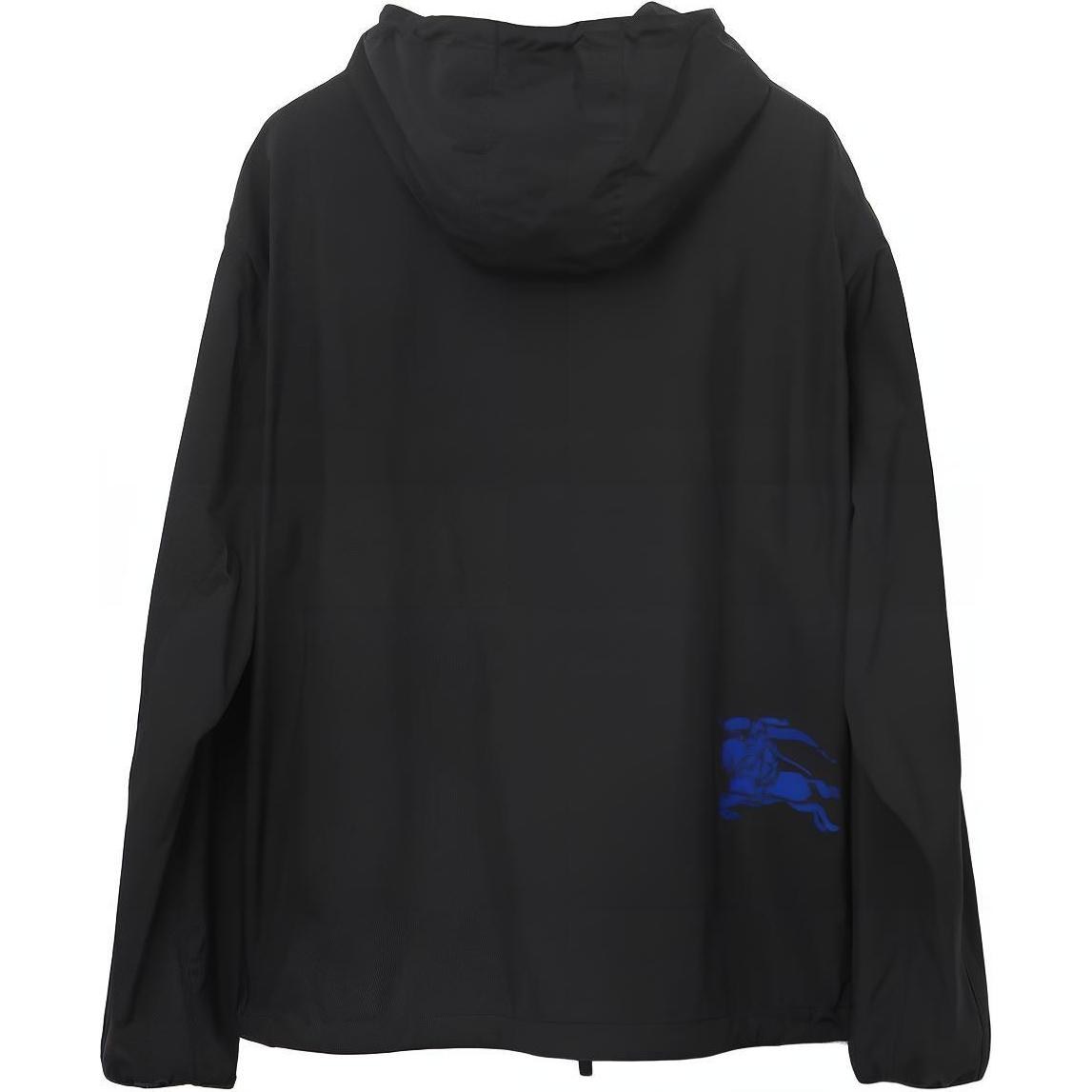 Burberry Hooded Zip Jacket Black