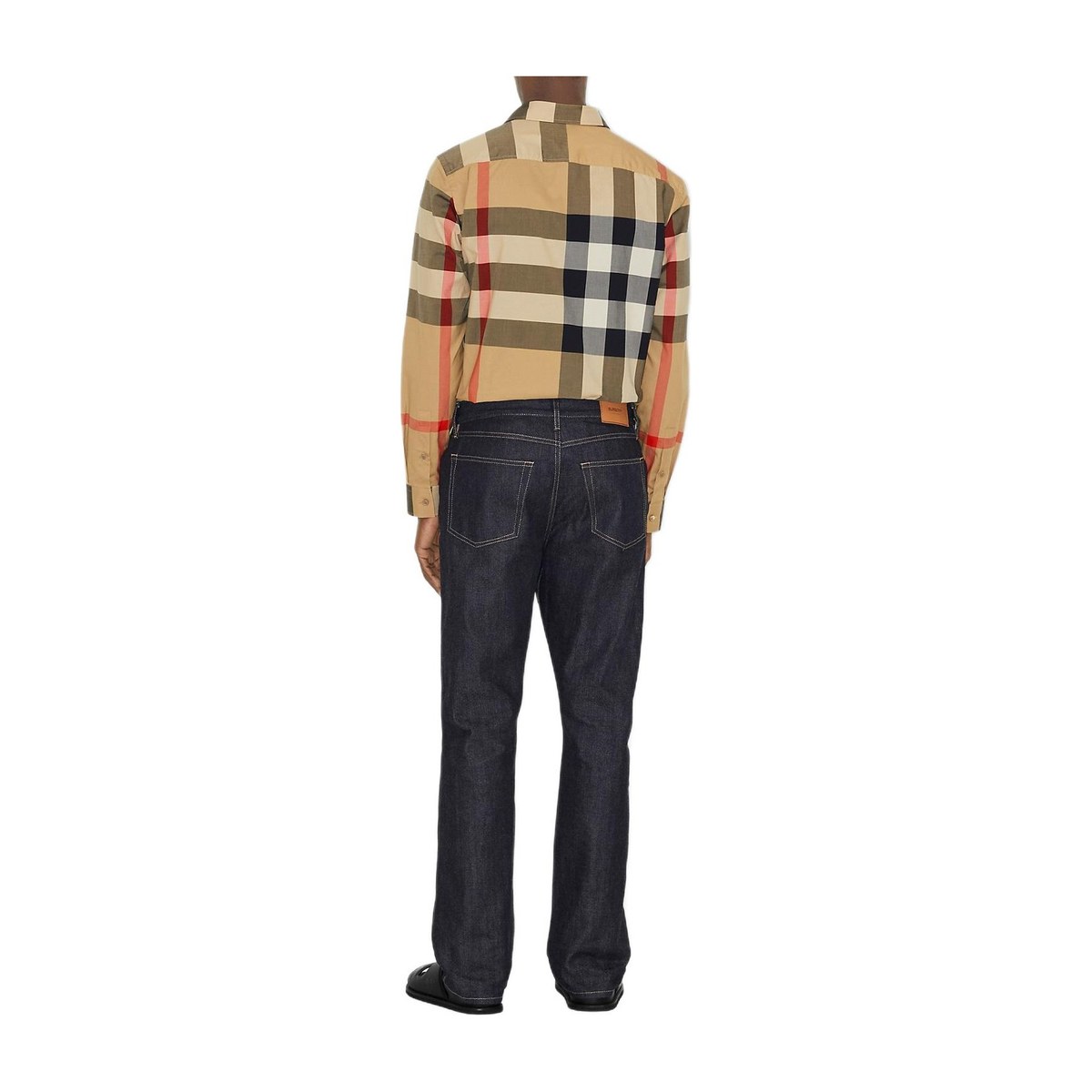 Burberry Check Shirt Beige