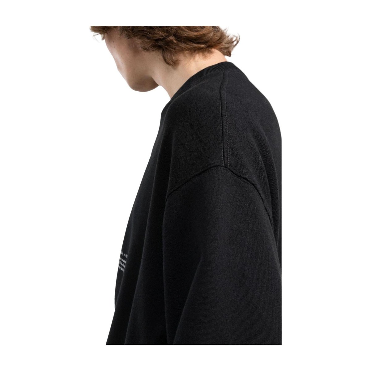 OFF-WHITE FW21 Logo Crewneck Sweatshirt Black