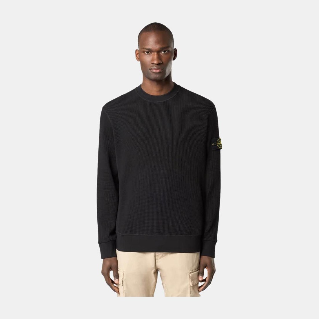 Stone Island Long Sleeve Crewneck Sweatshirt Black