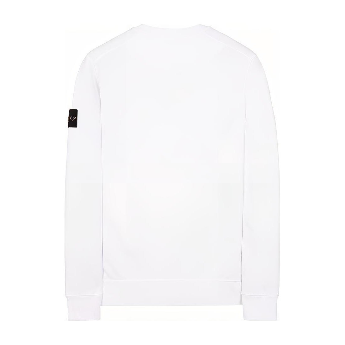 Stone Island Garment Dyed Crew Sweat White
