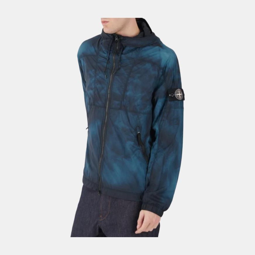 Stone Island Skin Touch Nylon-TC Jacket Blue Mix