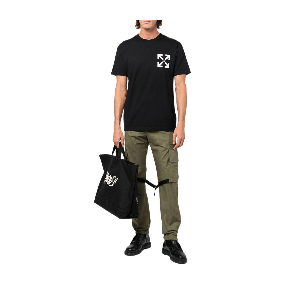 OFF-WHITE Arrows Logo T-Shirt White