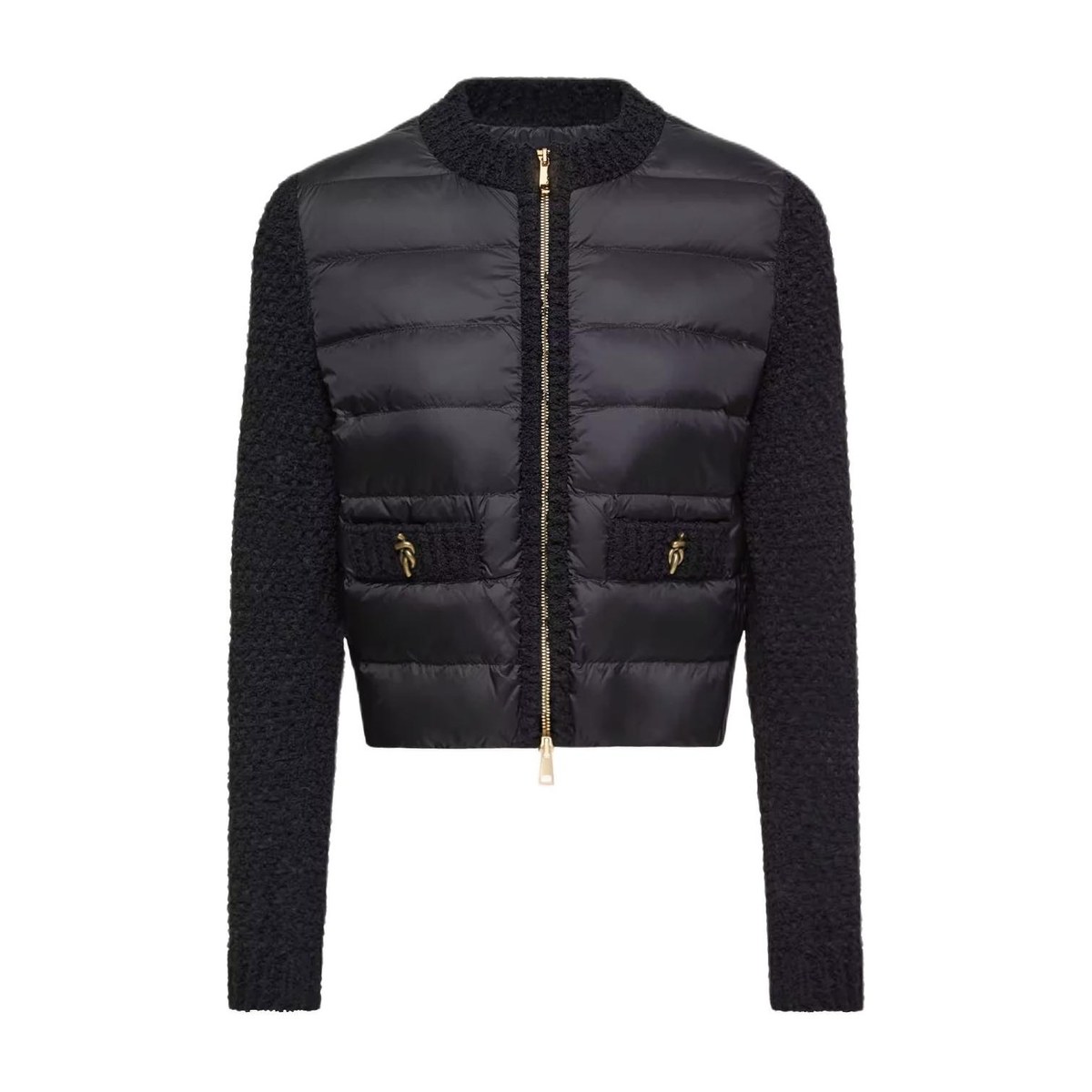 Moncler SS26 Padded Zip-Up Cardigan