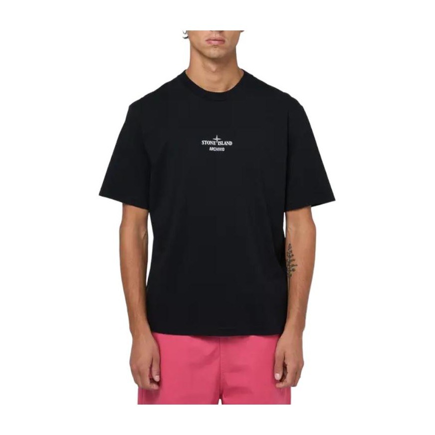 Stone Island Letter Print T-Shirt