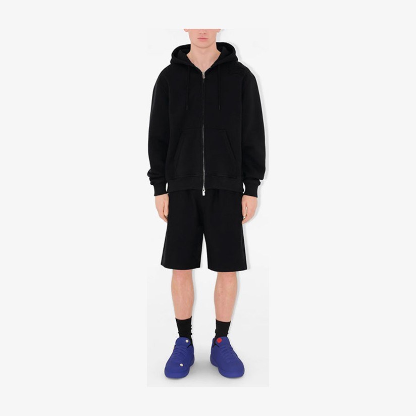 Burberry Equestrian Hoodie Black