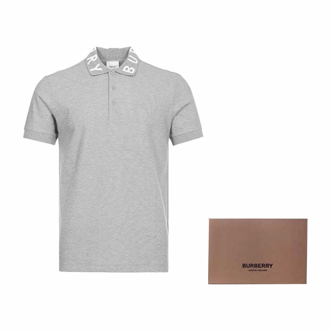 Burberry Polo Shirt Grey