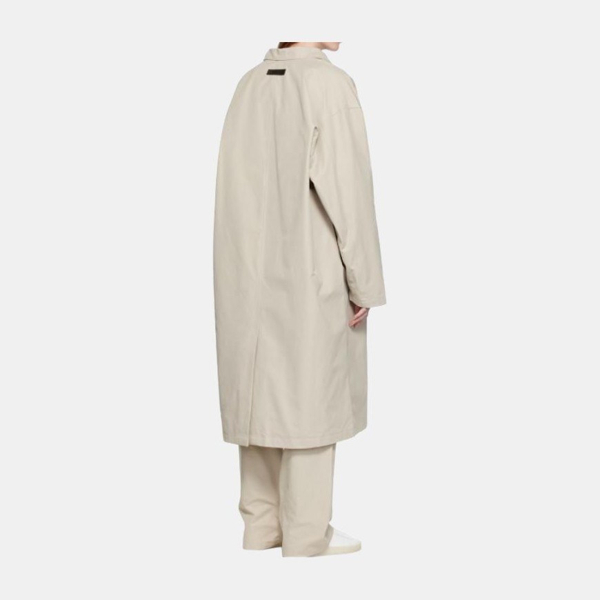 Fear of God Essentials Long Coat Smoke