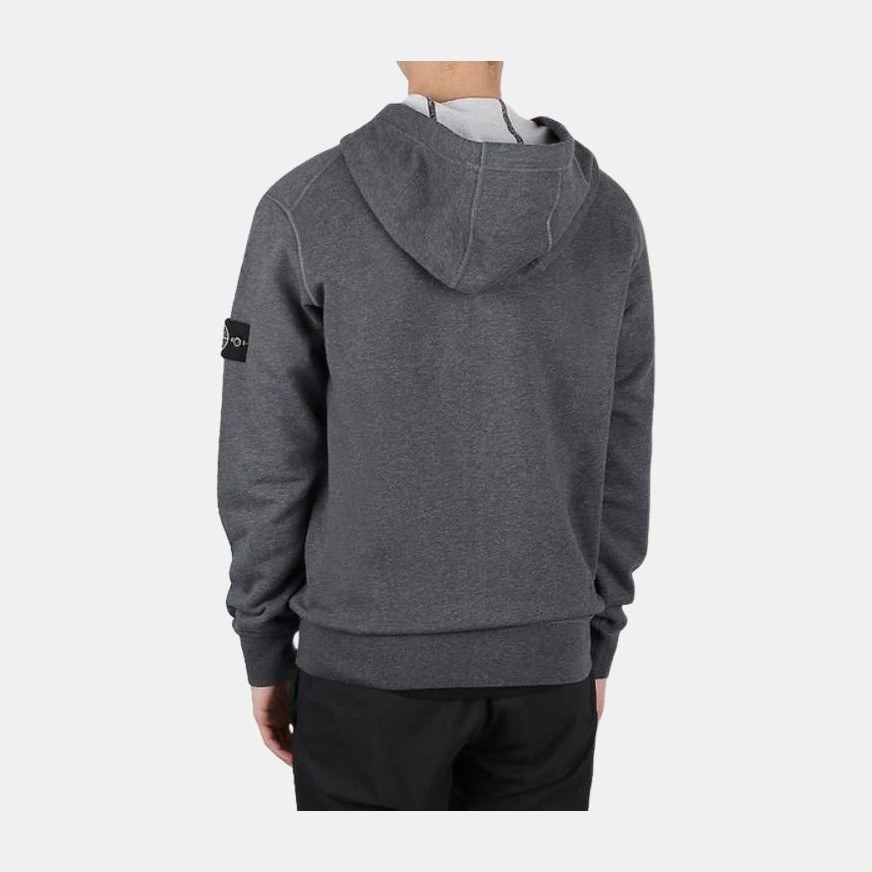 Stone Island SS23 Logo Hoodie Smoke Grey