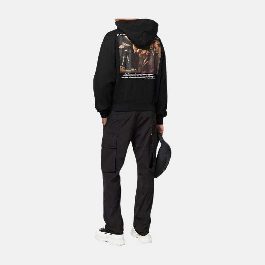 OFF-WHITE Logo Hoodie Black