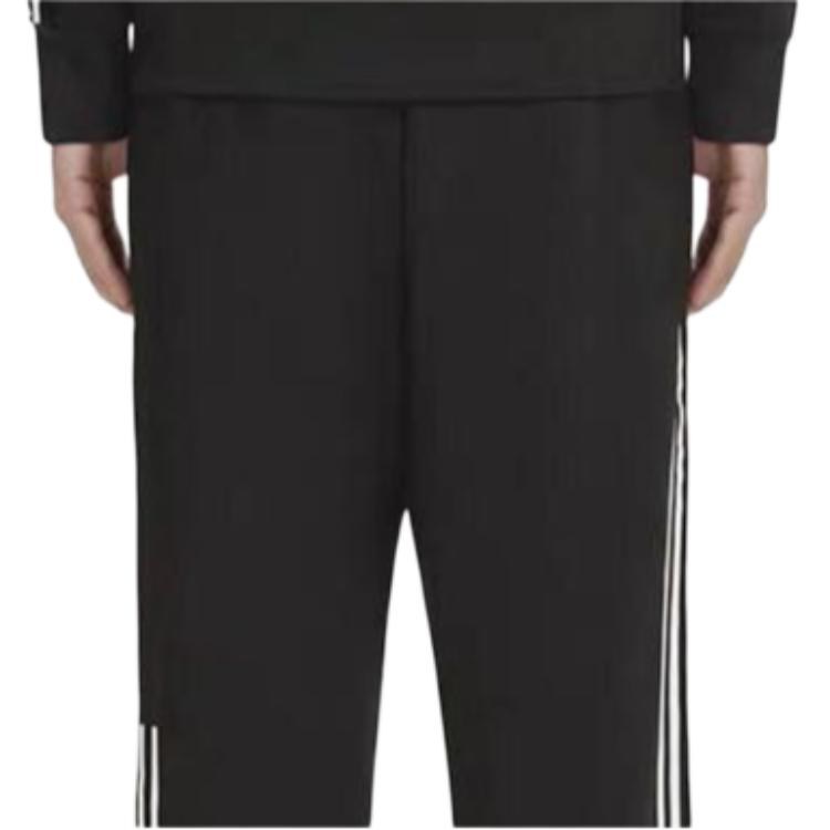 Y-3 Striped Relaxed Fit Pants Black