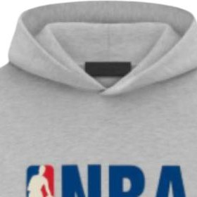 Fear of God Essentials x NBA Hoodie Light Mist Grey