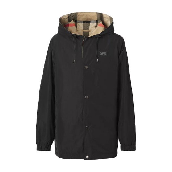 Burberry Classic Check Hooded Jacket Beige