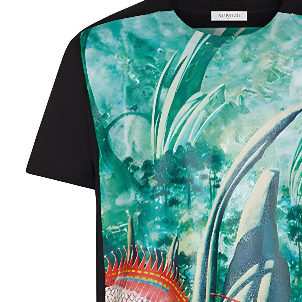 Valentino Dinosaur Print T-Shirt