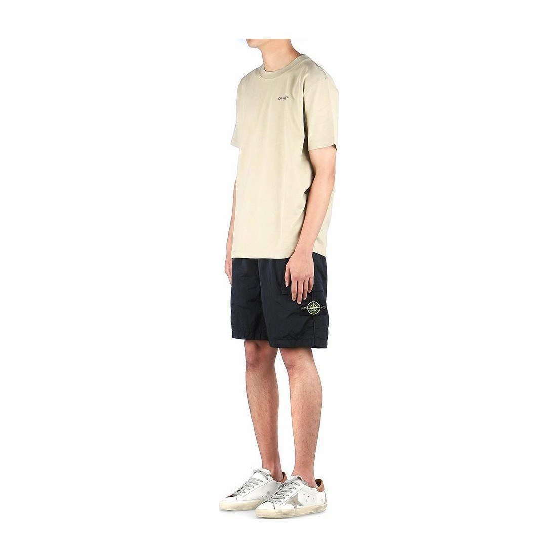 OFF-WHITE SS22 Logo T-Shirt Beige