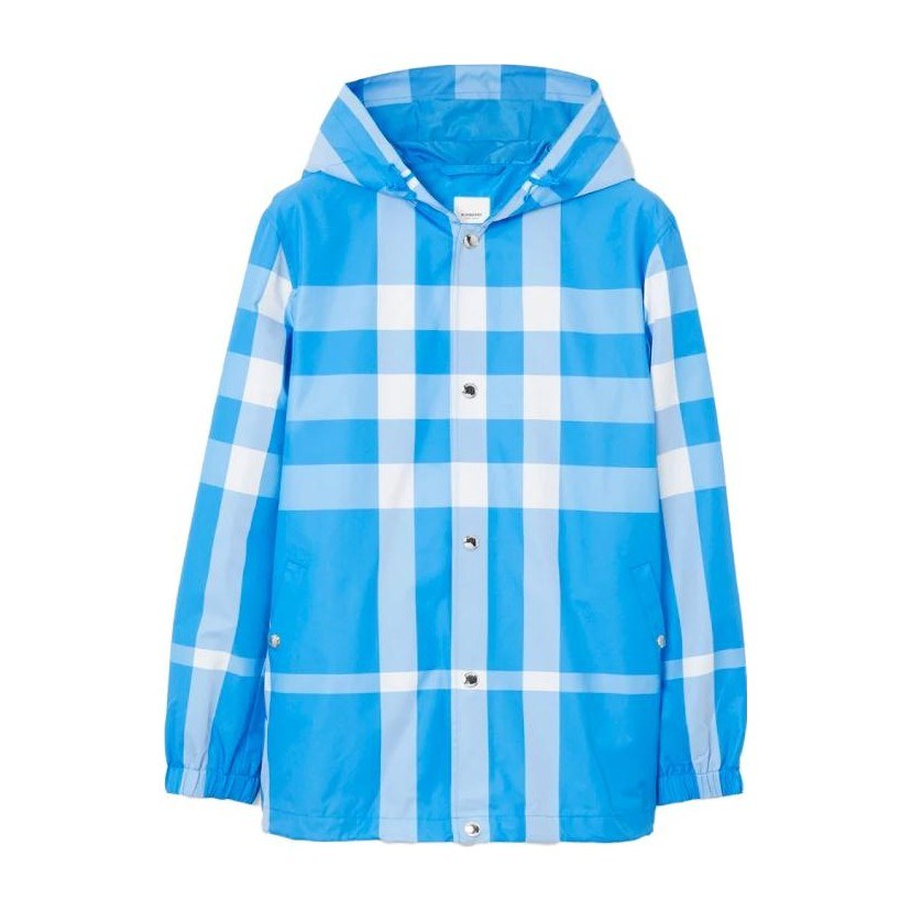 Burberry Hooded Jacket Blue