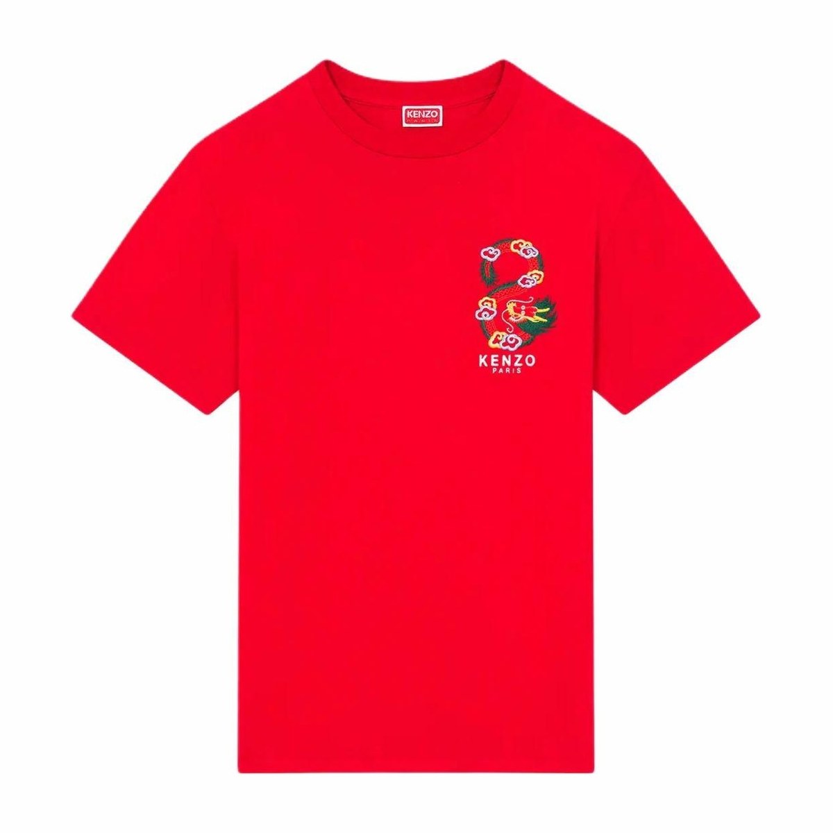 KENZO SS24 Logo Embroidered T-Shirt