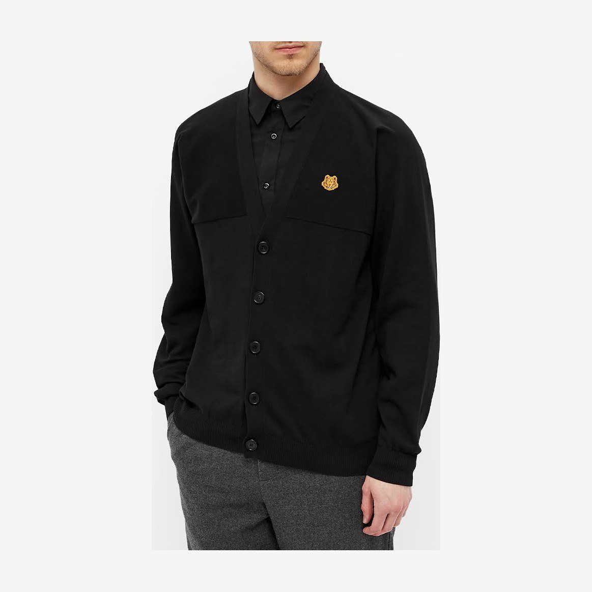 KENZO Classic Tiger Logo Knit Cardigan