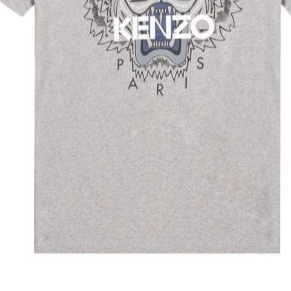 KENZO Logo Print T-Shirt Grey