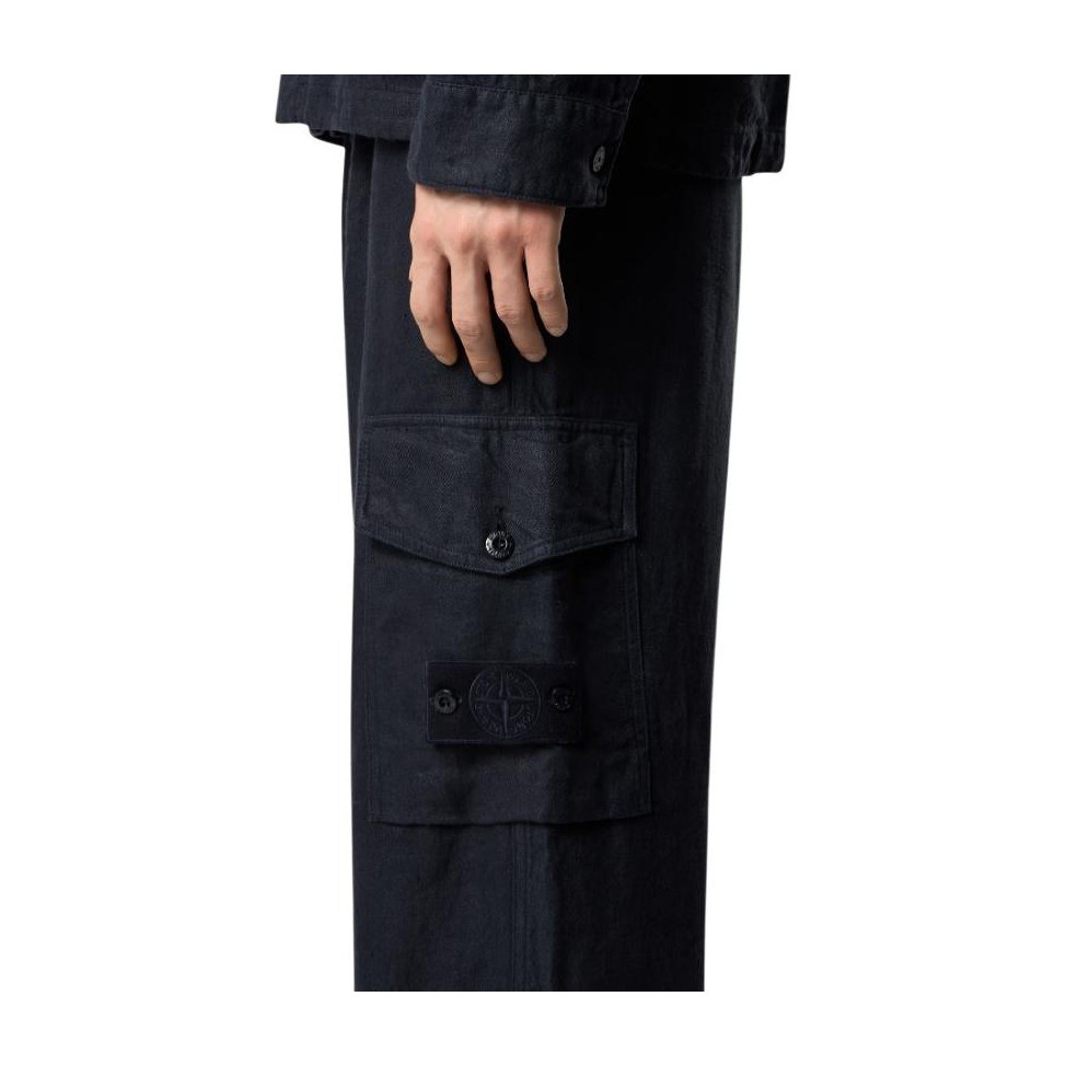 Stone Island Ghost Series Navy Cargo Pants